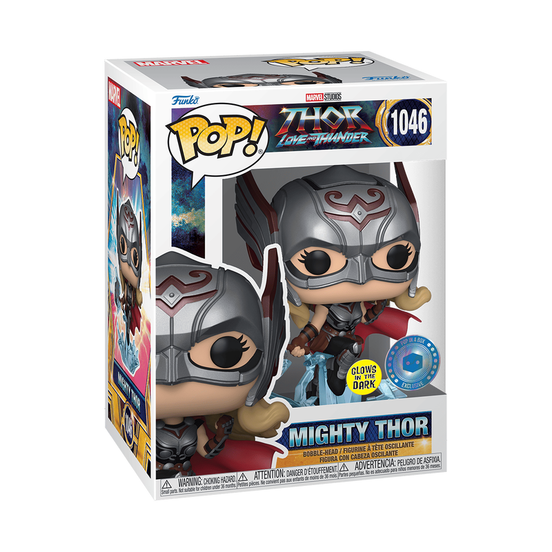 FUNKO POP MARVEL: THOR LOVE AND THUNDER - MIGHTY THOR JANE GLOW