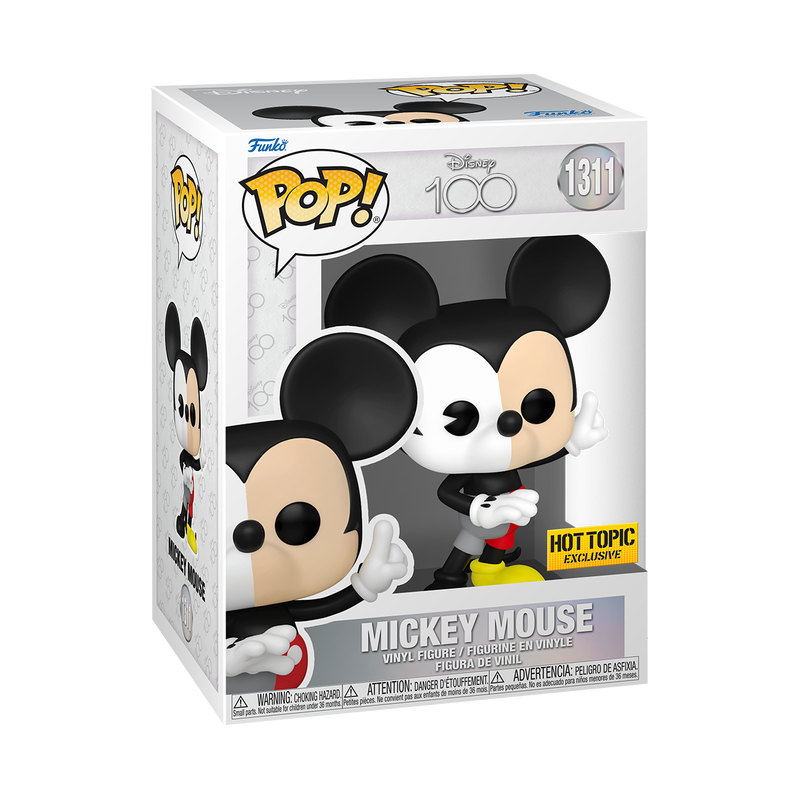 FUNKO POP DISNEY: DISNEY 100 - MICKEY 2 COLORES EXCLUSIVO
