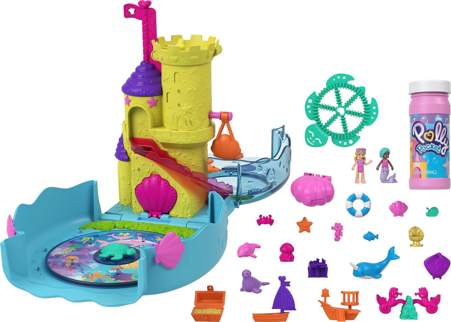 POLLY POCKET ACUARIO DE BURBUJAS