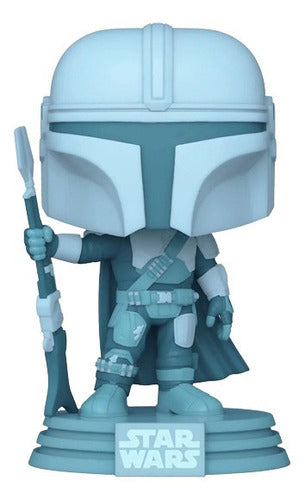 FUNKO POP STAR WARS: MANDALORIAN - MANDO HOLOGRAMA GLOW EXCLUSIVO