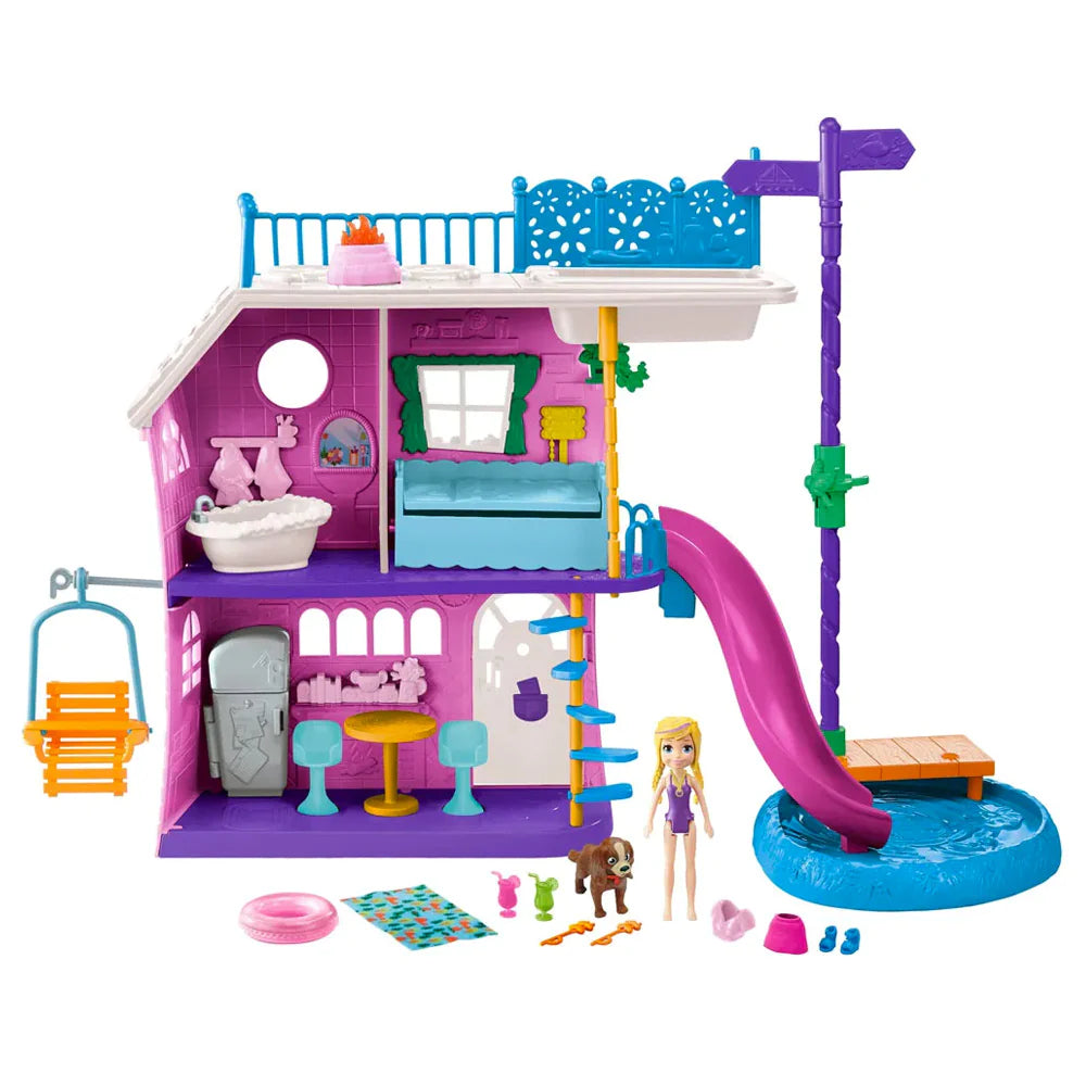 POLLY POCKET! CASA DEL LAGO DE POLLY