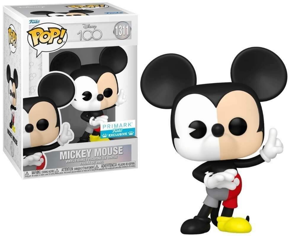 FUNKO POP DISNEY: DISNEY 100 - MICKEY 2 COLORES EXCLUSIVO