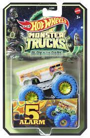 HOT WHEELS MONSTER TRUCKS GLOW SURTIDO 1:64