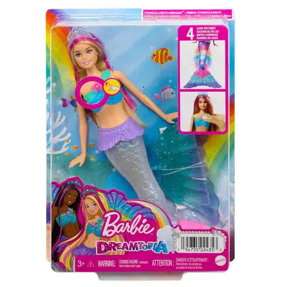 BARBIE SIRENA LUCES BRILLOS