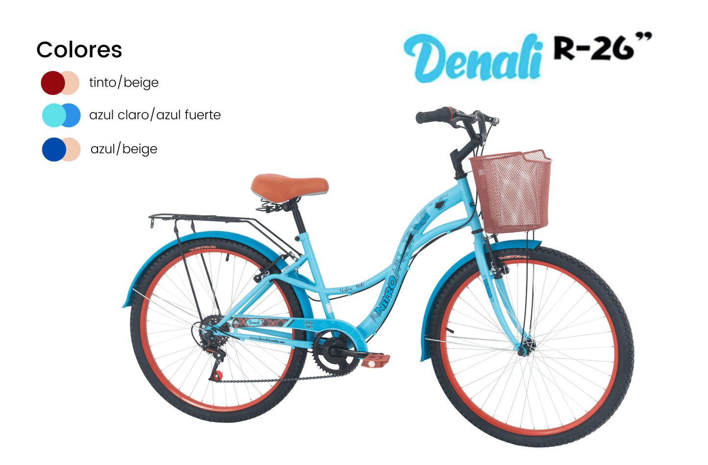 BICICLETA R26 DENALI 5 VELS