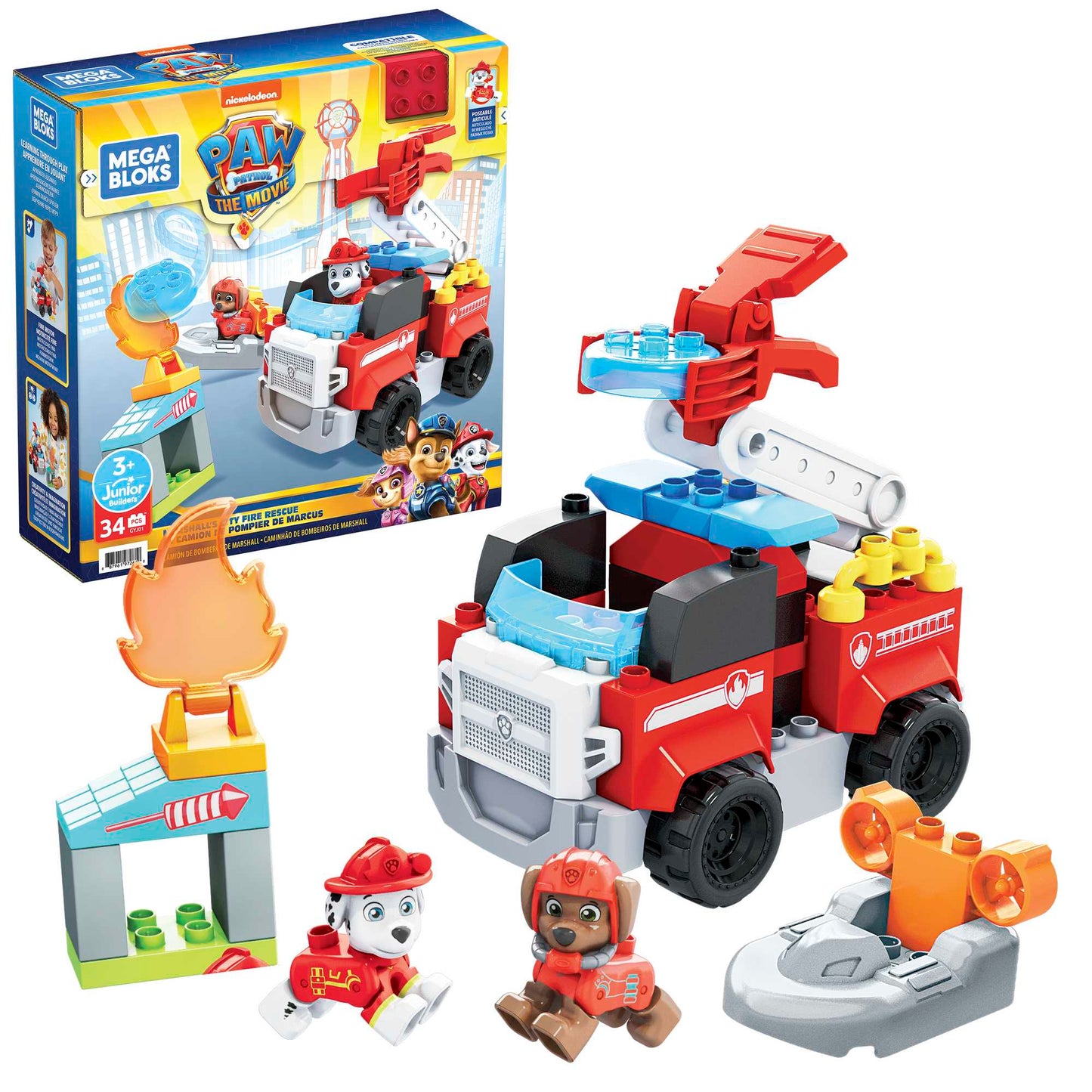 MB PAW PATROL CAMIÓN DE BOMBEROS DE MARSHALL